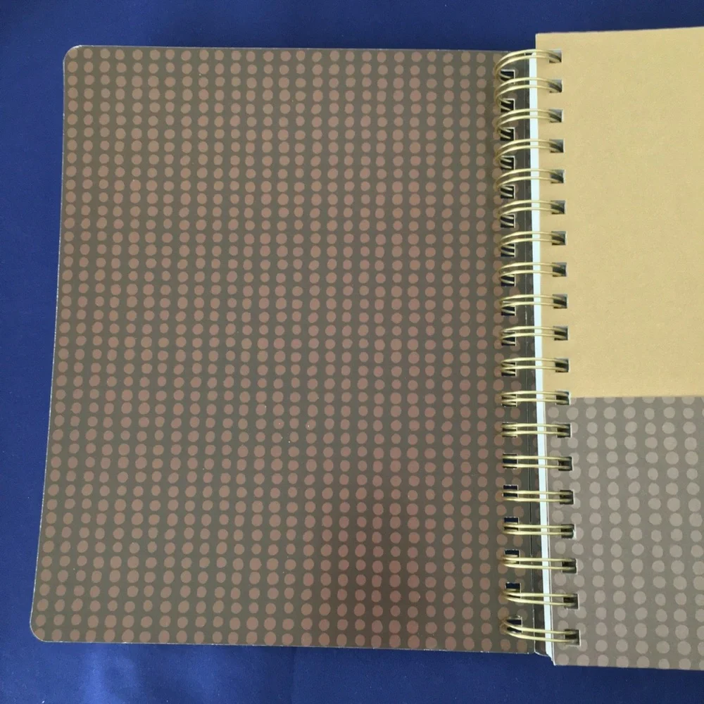 Coffee-Themed Spiral Notebook